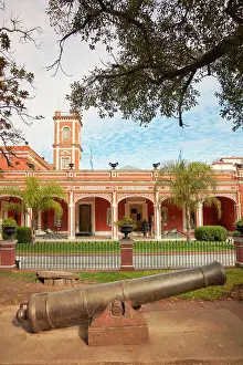 Cannon Prints: The main facade of the National Historical Museum (Museo Historico Nacional) in San Telmo