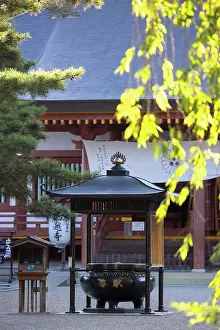 Main Hall Prints: Main hall of Motsu-ji Temple (UNESCO World Heritage Site), Hiraizumi, Iwate, Japan