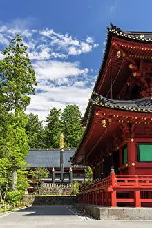 Nikko Prints: Main hall of Rinnoji Temple (UNESCO World Heritage Site), Nikko, Tochigi, Japan
