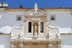 Centro Region Prints: Detail of the main palace of University of Coimbra, Coimbra, Coimbra district