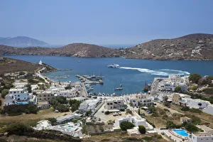 Images Dated 1st July 2016: Main port, Ios Island, Cyclades Islands, Greece
