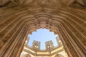 Columns Gallery: The main portal of the Unfinished Chapels (Capelas Imperfeitas)