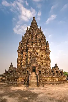 Yogyakarta Prints: Main shrine dedicated to Shiva, Prambanan temple complex, Yogyakarta, Java, Indonesia