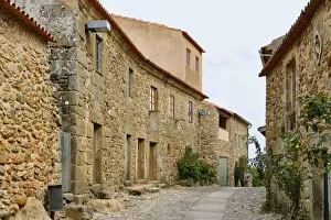 Images Dated 10th November 2020: The main street of the historic village of Castelo Rodrigo. Beira Alta, Portugal
