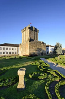 The main tower of the medieval castle of Chaves, dating back to 1258 AC. Tras os Montes