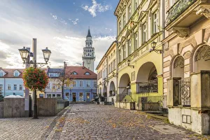Nicholas Prints: The Main Town square in Bielsko Biala, Silesian Voivodeship, Poland