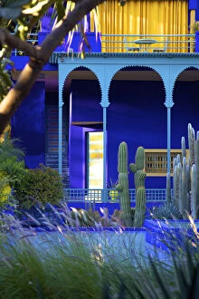 Courtyard Gallery: Majorelle Gardens, Marrakech, Morocco, North Africa