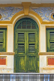 Malaysia, Penang, Georgetown, Shuttered Windows