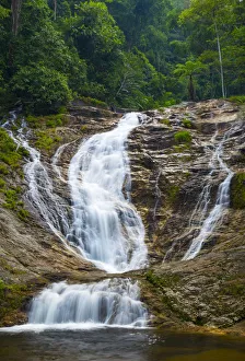 Malay Prints: Malaysia, Perak, Batang Padang, Tapah, Lata Iskandar Waterfalls