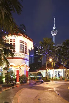 Malayasia Prints: Malaysia Tourist Centre and KL Tower, Kuala Lumpur, Malaysia