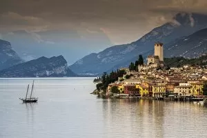 Images Dated 2015 February: Malcesine, Lake Garda, Veneto, Italy
