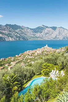 Malcesine Prints: Malcesine, lake Garda, Verona province, Veneto, Italy