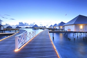 Beach Prints: Maldives, South Ari Atoll, Thudufushi Island, Diamonds Thudufushi Resort