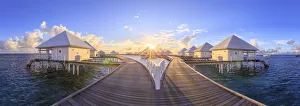 Maldives, South Ari Atoll, Thudufushi Island, Diamonds Thudufushi Resort, Water villas