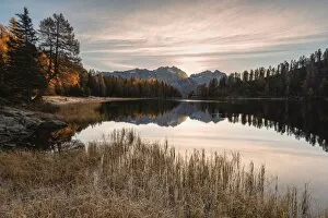 Malghette lake in Adamello Brenta natural park, Trento province, Trentino Alto Adige district