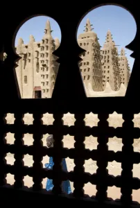 V Iew Gallery: Mali, DjennThe Great Mosque of Djennrom a traditional