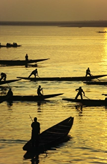 Water Way Gallery: MALI, Mopti Pirogues