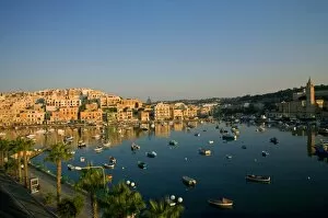 Images Dated 18th August 2009: Malta, Europe; The old fishing village of Marsascala now functioning more as a tourist location