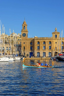 Esplanade Prints: Malta Maritime Museum and Harbour, Birgu, Malta, Southern Europe
