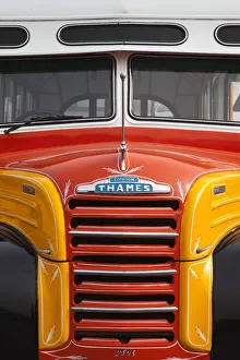 Malta, Valletta, detail of Maltese Bus