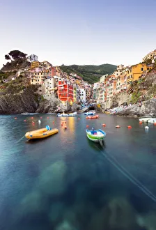 Riomaggiore Prints: Manarola, Cinque Terre, Liguria, Italy