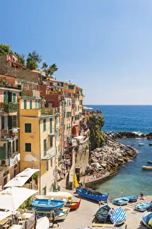 Riomaggiore Prints: Manarola, Cinque Terre, Liguria, Italy