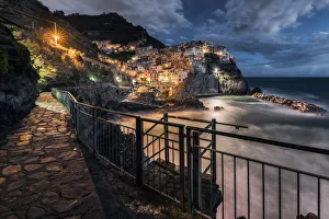 Typical House Prints: Manarola, Cinque Terre National Park, municipality of Riomaggiore, La Spezia province