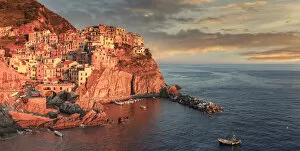 Manarola, Cinque Terre, Rivera di Levante, Provinz La Spezia, Ligurien, Italien