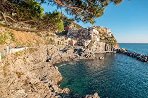Typical House Prints: Manarola, municipality of Riomaggiore