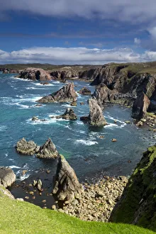 Isle Of Lewis Prints: Mangersta Sea Stacks, Isle of Lewis, Outer Hebrides, Scotland