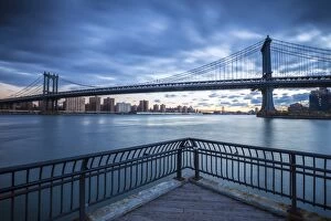 New York City Collection: Manhattan Bridge from Brooklyn, New York City, New York, USA
