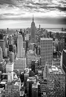 Rockerfeller Centre Prints: Manhattan and the Empire State Building