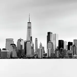 Jersey City Prints: Manhattan and the One World Trade Centre, from Jersey City, New Jersey, USA