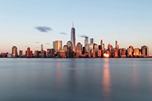 Jersey City Prints: Manhattan and the One World Trade Centre