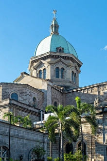 Manila Prints: Manila Cathedral, Intramuros, Manila, capital of The Philippines