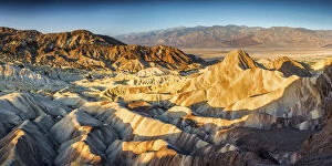 Golden Gallery: Manly Beacon & Golden Valley, Death Valley National Park, California, USA