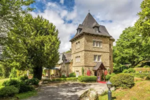 Manor House Prints: Manoir de Kertalg, Moelan-sur-Mer, Finistere, Brittany, France