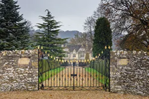 The Manor, Upper Slaughter, the Cotswolds, Gloucestershire, England, UK