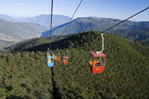 Images Dated 24th June 2008: Maoniuping (Yak Meadow) cable car, Yulong Xueshan Mountain, Lijiang, Yunnan Province