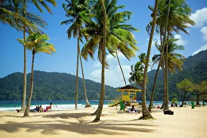 Trinidad Prints: Maracas Beach, Trinidad, Republic of Trinidad and Tobago