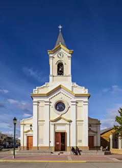Images Dated 14th June 2018: Maria Auxiliadora Church, Arturo Prat Main Square, Puerto Natales, Ultima Esperanza