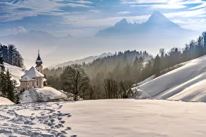 Images Dated 10th April 2019: Maria Gern church, Berchtesgaden, Bavaria, Germany