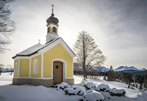 Maria Rast Chapel near Kruen, Upper Bavaria, Bavaria, Germany