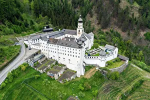 Benedictine Prints: Marienberg Abbey, Burgusio-Burgeis, Alto Adige-South Tyrol, Italy