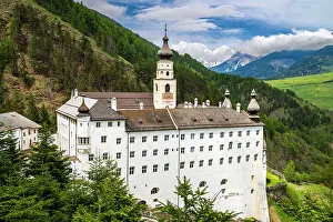Benedictine Prints: Marienberg Abbey, Burgusio-Burgeis, Alto Adige-South Tyrol, Italy