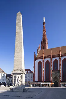 Marienkapelle in Market Square (Marktplatz), Wurzburg, Bavaria, Germany
