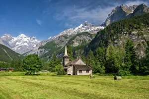 Marienkirche Prints: Marienkirche (Church of Mary), Kandersteg, Canton of Bern, Switzerland