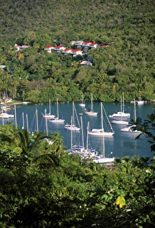 Marigot Bay Prints: Marigot Bay, St