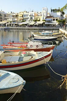 Agios Nikolaos Gallery: Marina at Agios Nikolaos, Crete, Greece, Europe