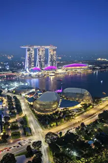 5 Star Prints: Marina Bay Sands Hotel & Esplanade - Theatres on the Bay, Singapore